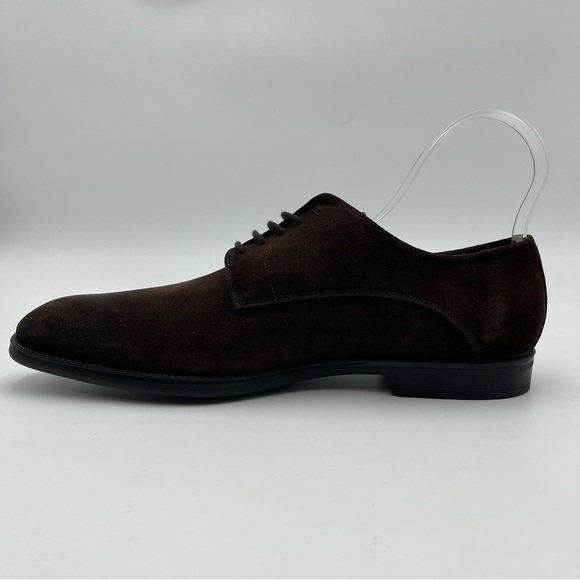 To Boot New York Amedeo Dark Brown Aero Suede Derby Shoes SZ 15-MSRP $399-NEW main image 13
